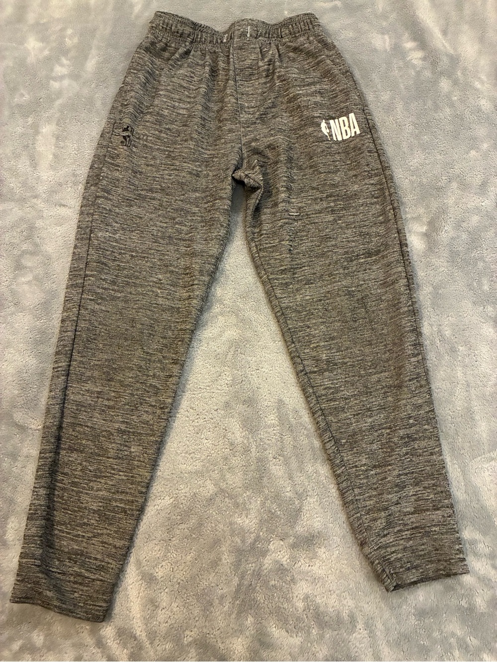 NBA Youth L (14-16) Gray Heather Jogger Sweatpants